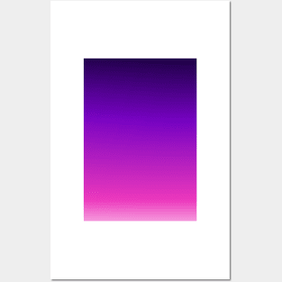 Deep Purple Gradient Fashion Print Posters and Art